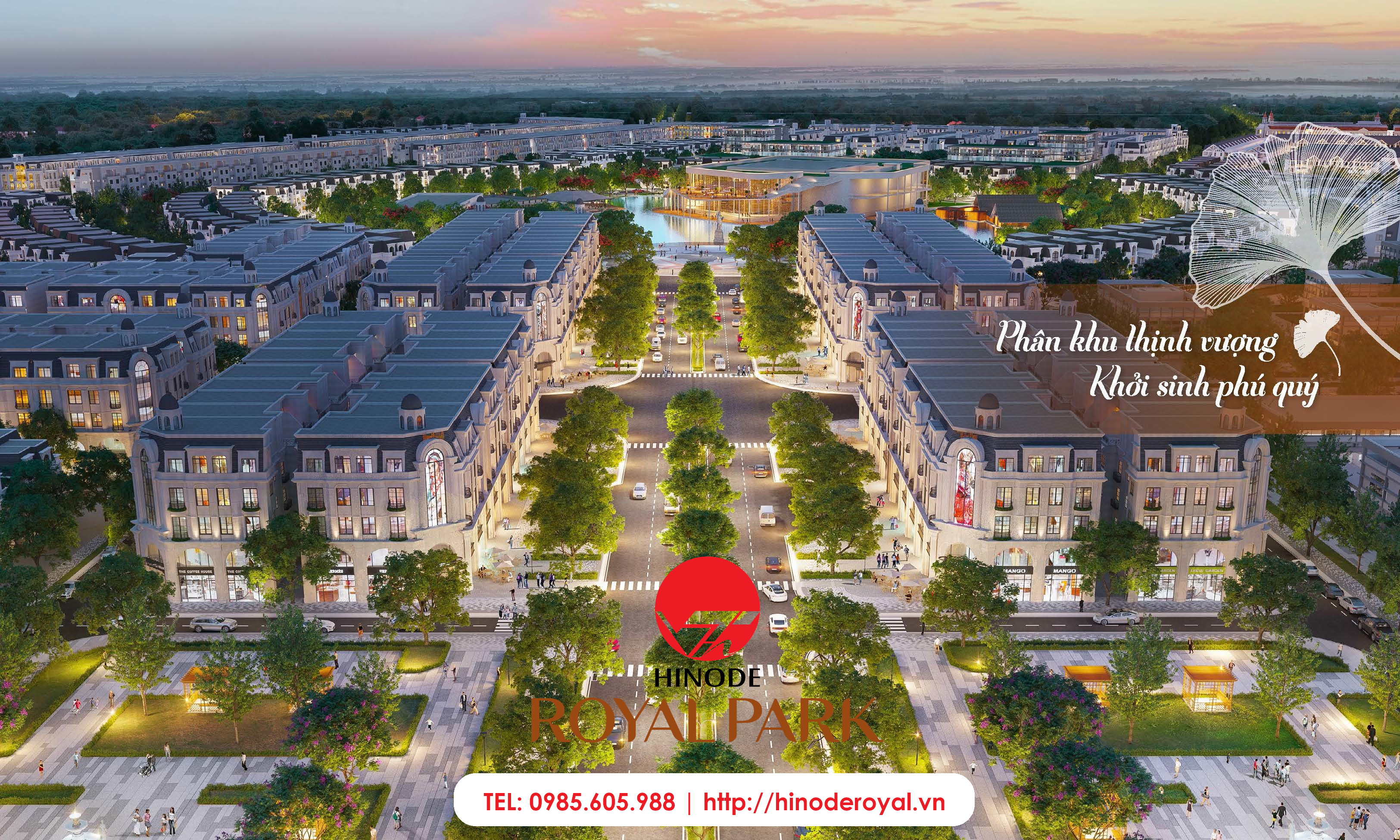 Phối cảnh Hinode Roya Park - Phân Khu Thịnh Vượng Phối cảnh Hinode Roya Park - Phân Khu Thịnh Vượng