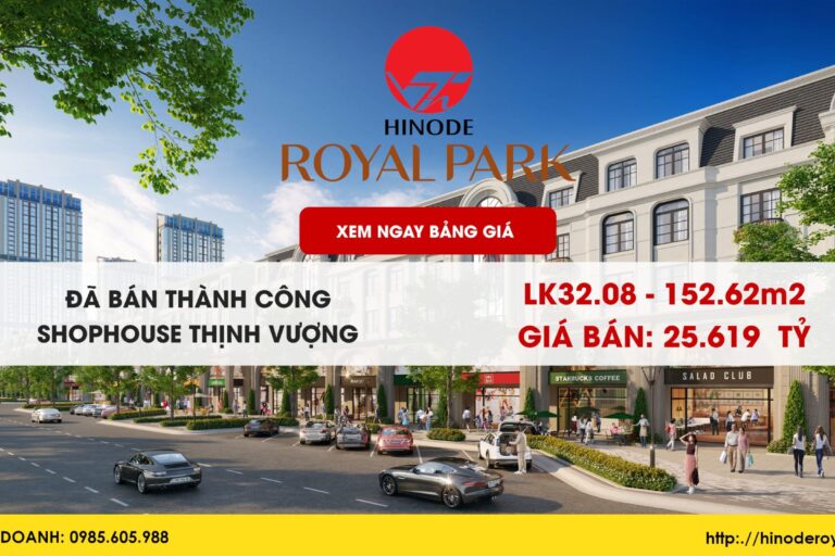 Tin giao dịch thành công LK32.07 Shophouse Thịnh Vượng LK32.08