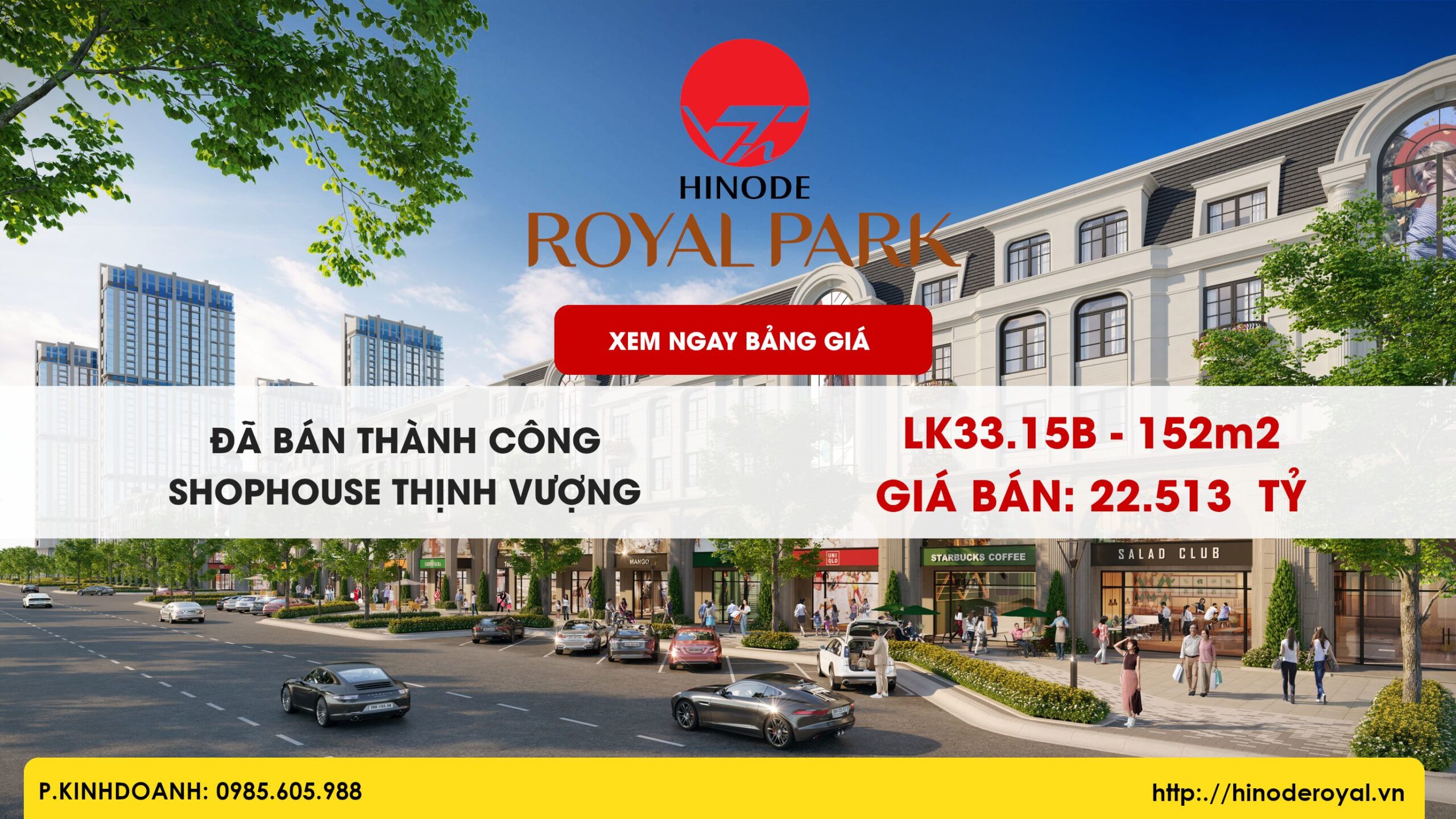 Tin giao dịch thành công LK33.15B Tin giao dịch thành công LK33.15B thuộc Shophouse Thịnh Vượng