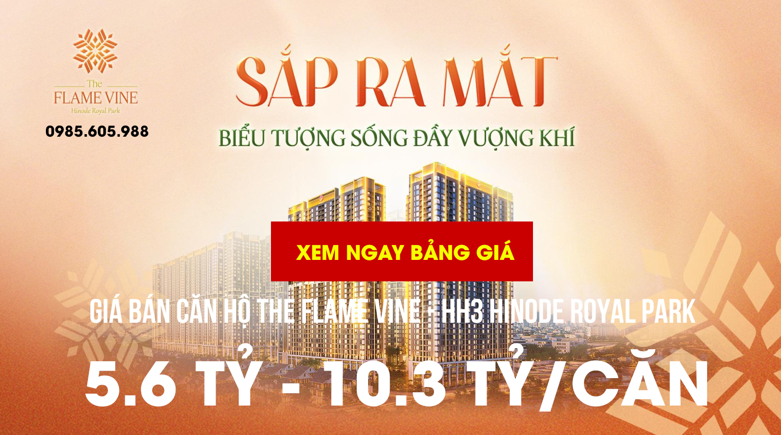 Giá bán căn hộ The Flame Vine Hoài Đức Giá bán căn hộ The Flame Vine Hoài Đức