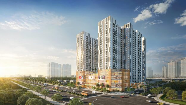 Hình ảnh tổng thể dự án chung cư The Wisteria tại Hinode Royal Park 2026